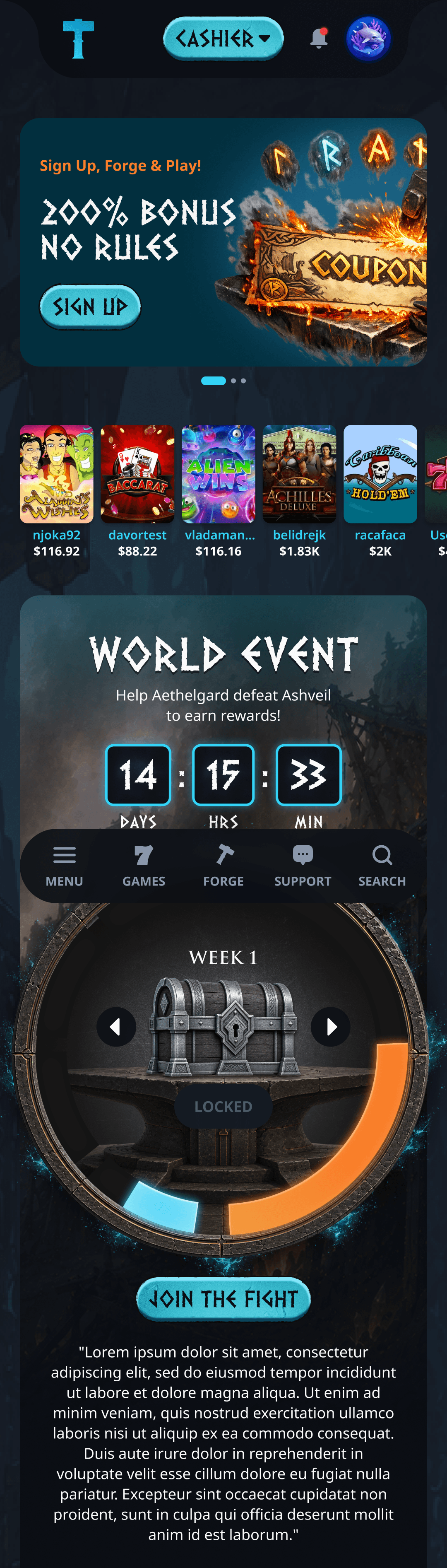 Crypto Casino Platform