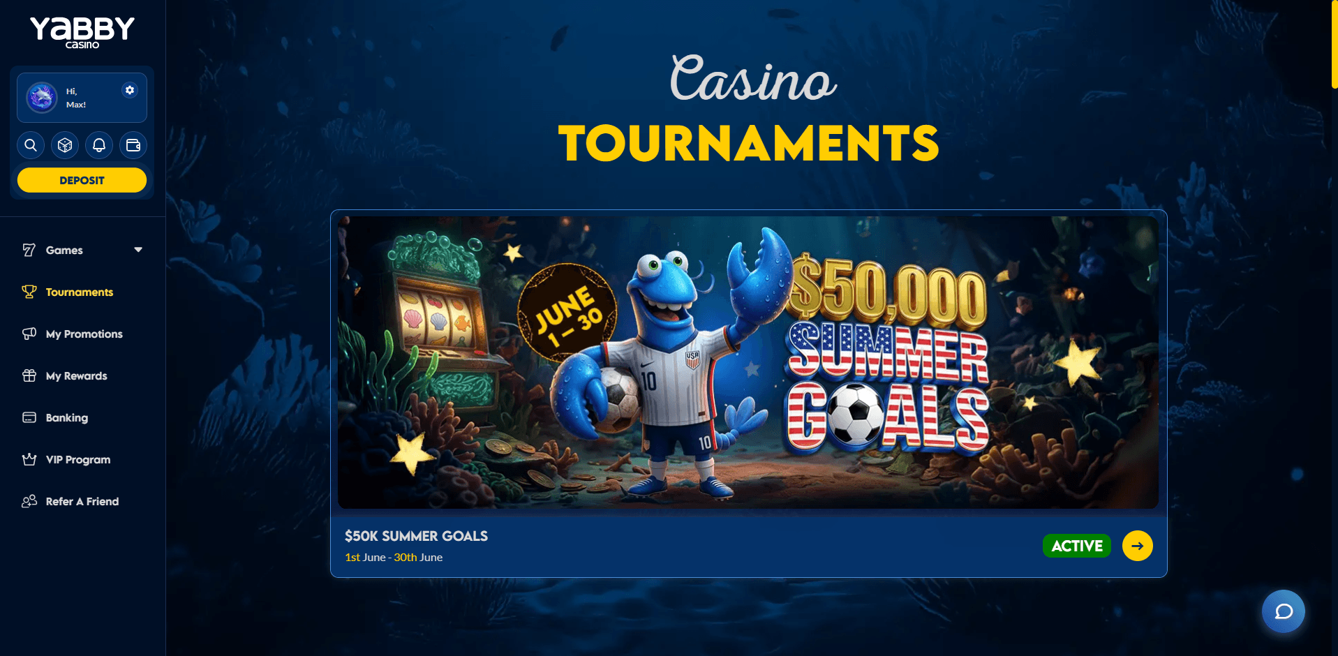 Tournament Pages